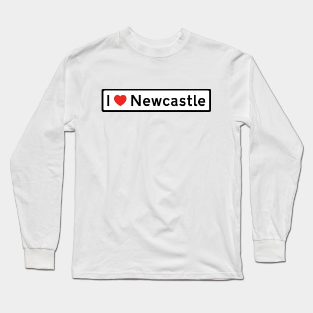 I Love Newcastle! Long Sleeve T-Shirt by MysticTimeline